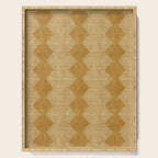 mudcloth diamonds - mustard Serving Tray Gallery Image 1