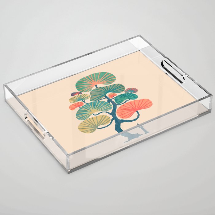 Japan garden Acrylic Tray Gallery Image 1