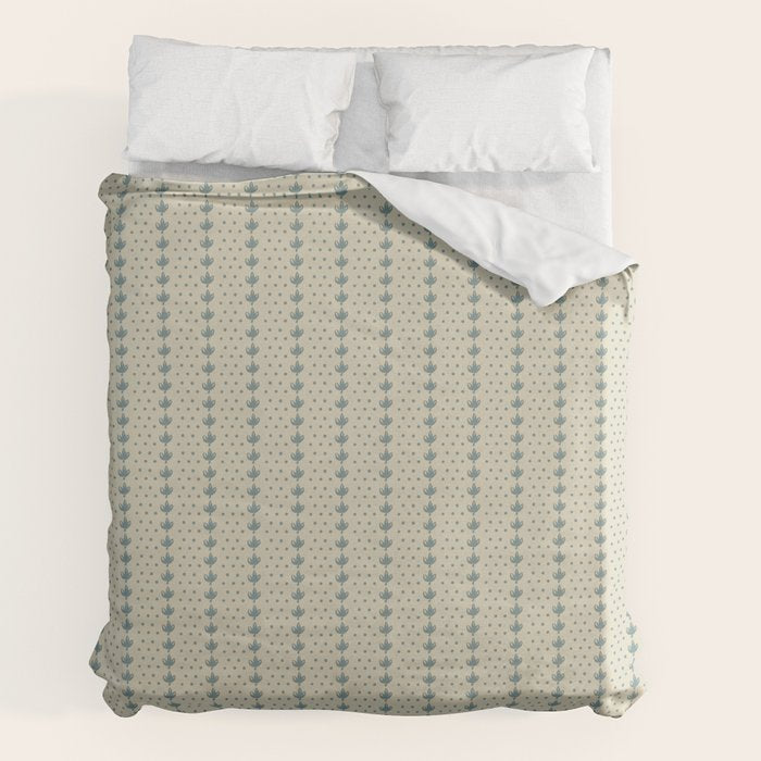 Coastal Botanical Dots Duvet Cover Gallery Image 2