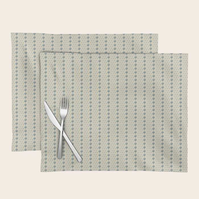 Coastal Botanical Dots Placemat Gallery Image 1