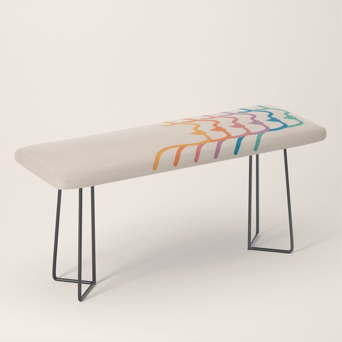Boca Silhouettes Bench Gallery Image 1