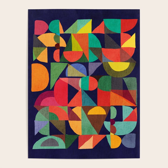 Color Blocks Poster Gallery Image 1