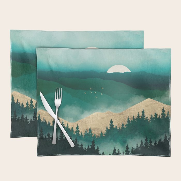 Summer Forest Mist Placemat Gallery Image 1
