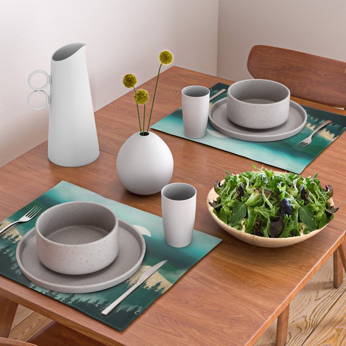 Summer Forest Mist Placemat Gallery Image 2