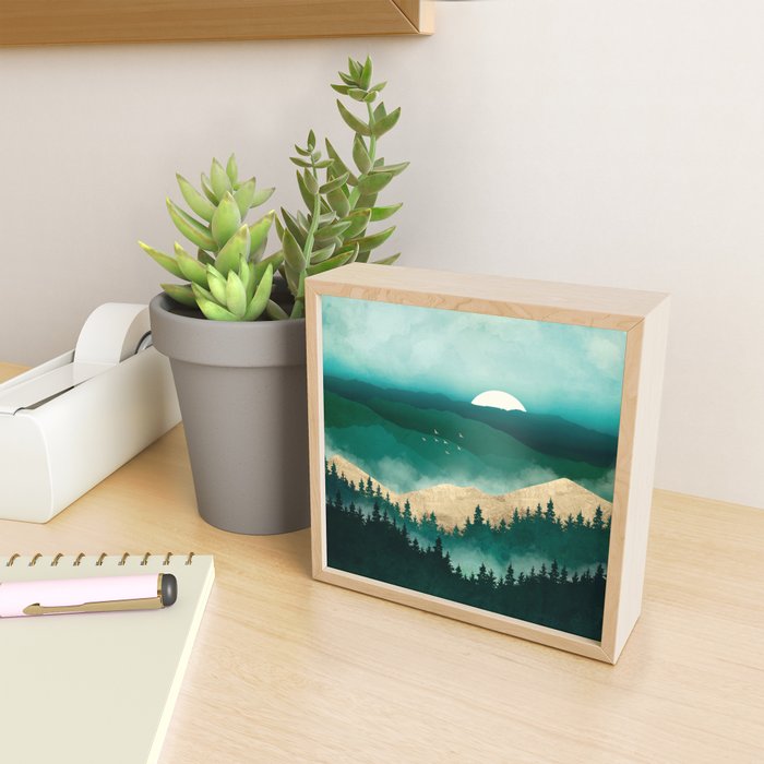 Summer Forest Mist Mini Art Print Gallery Image 2