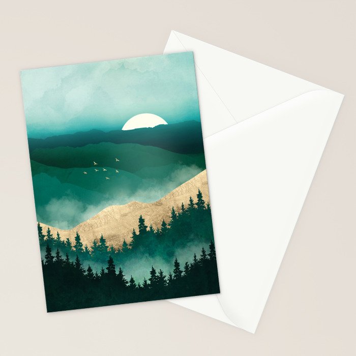 Summer Forest Mist Stationery Card Gallery Image 2