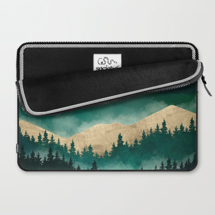 Summer Forest Mist Laptop Sleeve Gallery Image 2