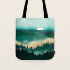 Summer Forest Mist Tote Bag Gallery Image 1