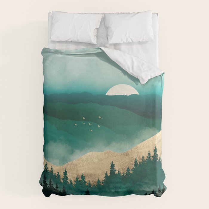 Summer Forest Mist Duvet Cover Gallery Image 1