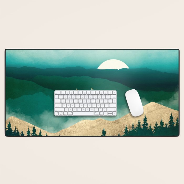 Summer Forest Mist Desk Mat Gallery Image 1