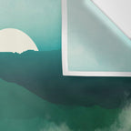 Summer Forest Mist Wall Tapestry Gallery Image 3