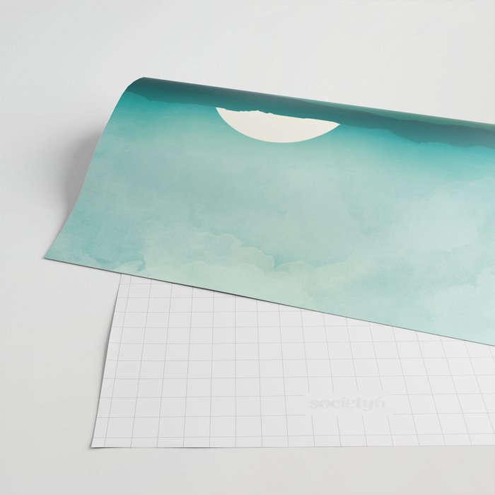 Summer Forest Mist Wrapping Paper Gallery Image 2
