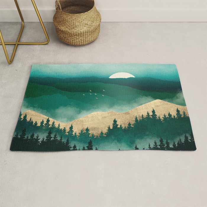 Summer Forest Mist Rug Gallery Image 1