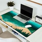 Summer Forest Mist Desk Mat Gallery Image 2