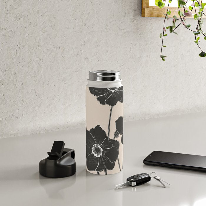 Flowers 3 Water Bottle Gallery Image 4