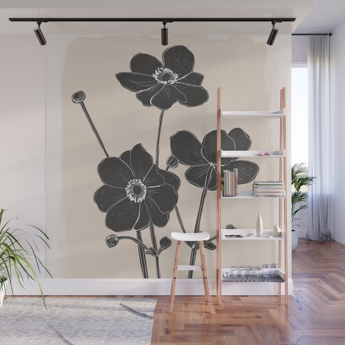 Flowers 3 Wall Mural Gallery Image 1