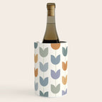 Spring Tulips XI Natural Multicolor Mid Century Flowers Wine Chiller Gallery Image 2