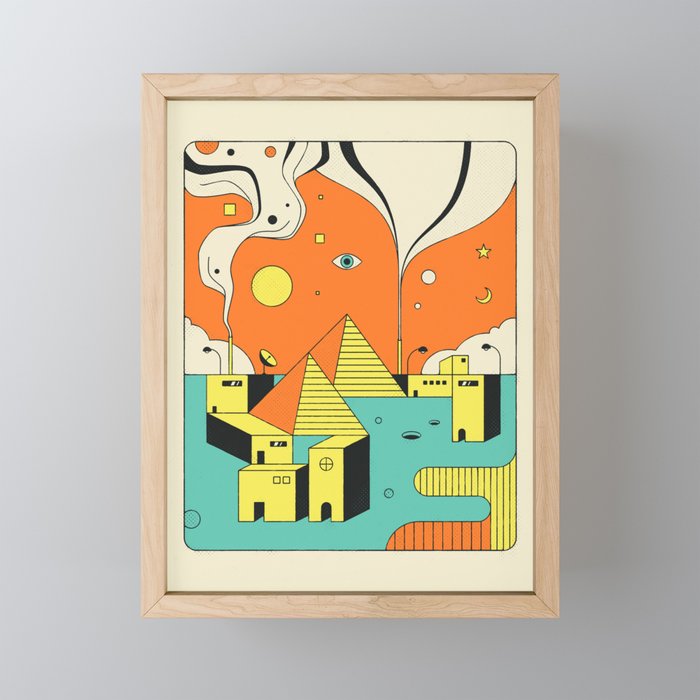 VILLAGE Mini Art Print Gallery Image 1