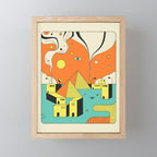 VILLAGE Mini Art Print Gallery Image 1