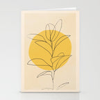 Abstract Art /Minimal Plant 3/2 Stationery Card Gallery Image 2