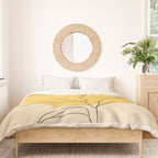 Abstract Art /Minimal Plant 3/2 Duvet Cover Gallery Image 3