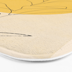 Abstract Art /Minimal Plant 3/2 Bath Mat Gallery Image 3