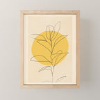 Abstract Art /Minimal Plant 3/2 Mini Art Print Gallery Image 1