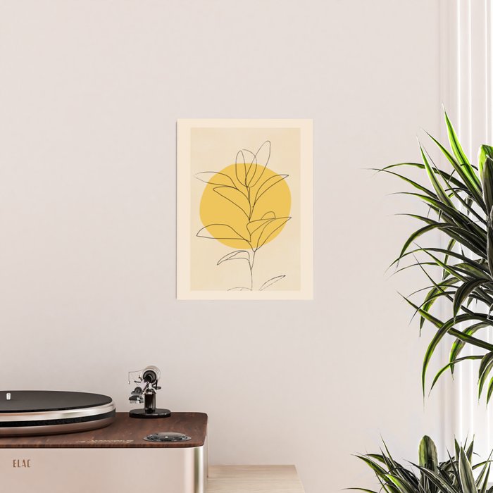 Abstract Art /Minimal Plant 3/2 Poster Gallery Image 2