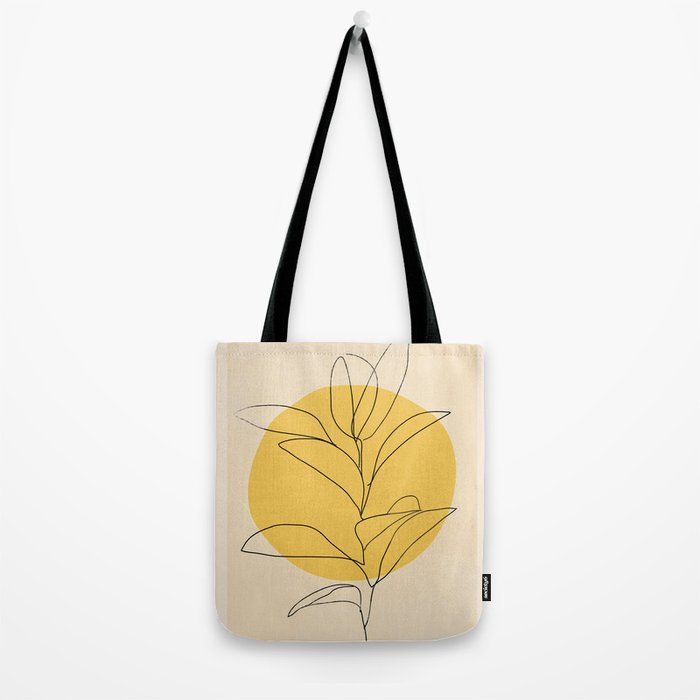 Abstract Art /Minimal Plant 3/2 Tote Bag Gallery Image 2