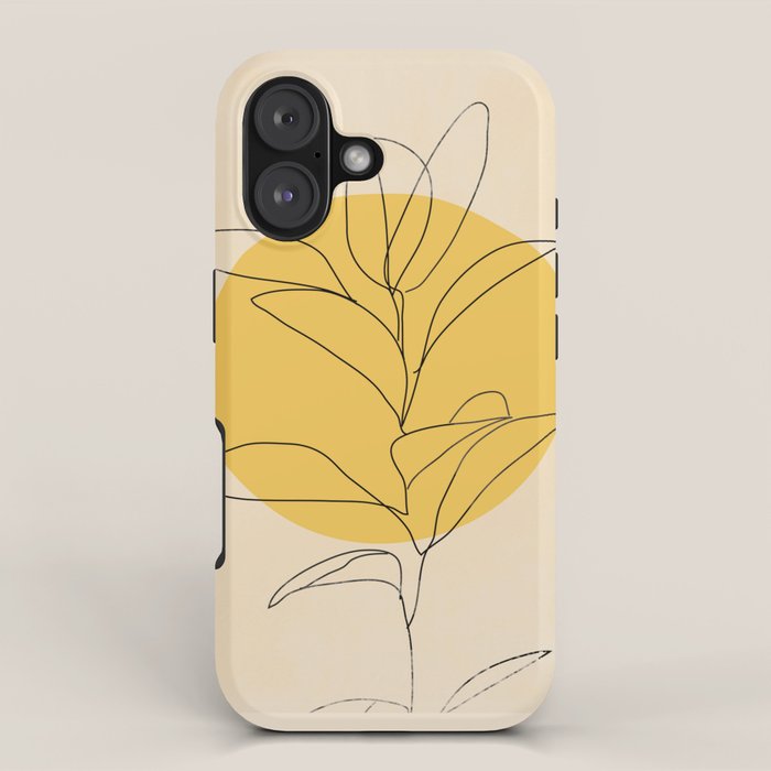 Abstract Art /Minimal Plant 3/2 iPhone Case Gallery Image 1