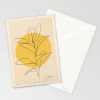 Abstract Art /Minimal Plant 3/2 Stationery Card Gallery Image 2
