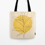 Abstract Art /Minimal Plant 3/2 Tote Bag Gallery Image 1