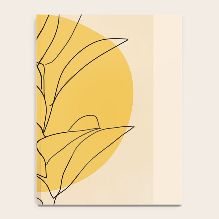 Abstract Art /Minimal Plant 3/2 Notebook Gallery Image 4