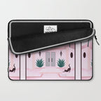 Palm Springs Home â Blush & Teal Laptop Sleeve Gallery Image 2