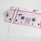 Palm Springs Home â Blush & Teal Wrapping Paper Gallery Image 2