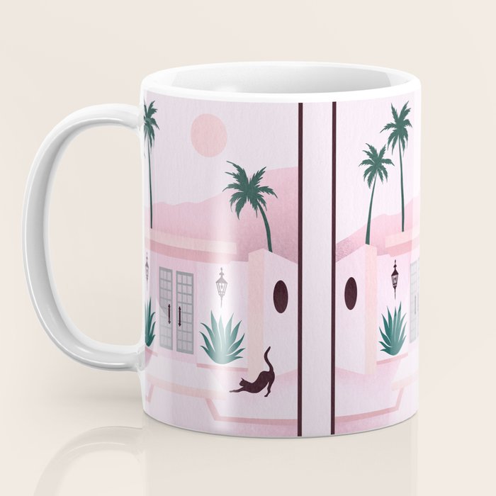 Palm Springs Home â Blush & Teal Coffee Mug Gallery Image 3