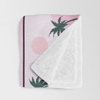 Palm Springs Home â Blush & Teal Throw Blanket Gallery Image 3