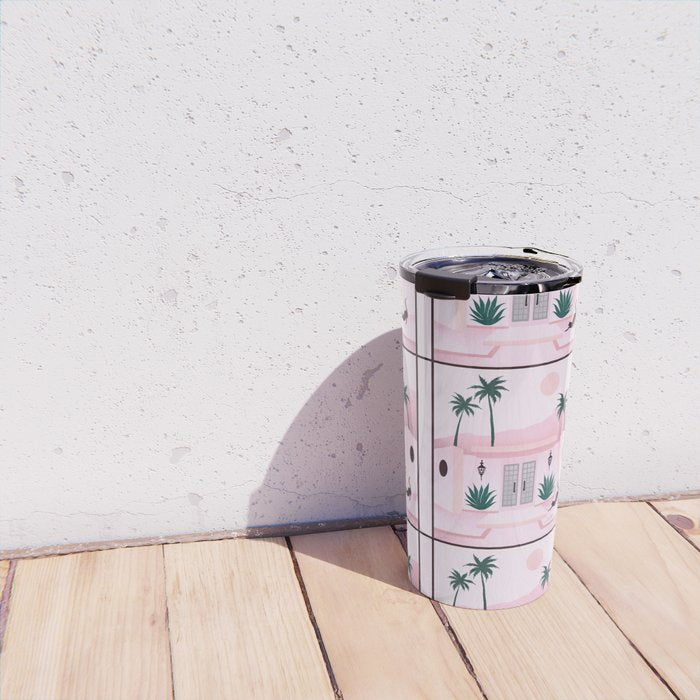 Palm Springs Home â Blush & Teal Travel Mug Gallery Image 4