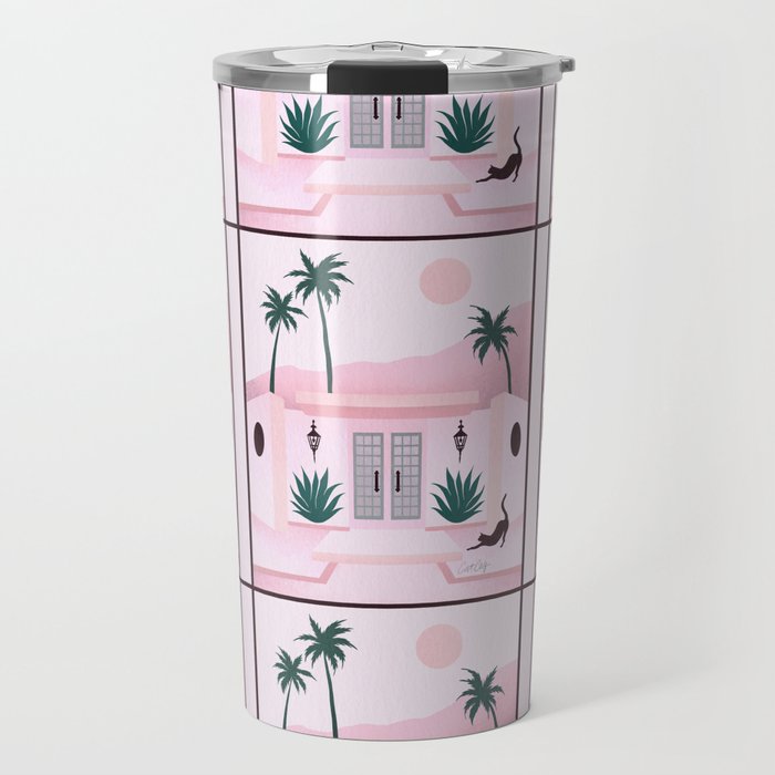 Palm Springs Home â Blush & Teal Travel Mug Gallery Image 1
