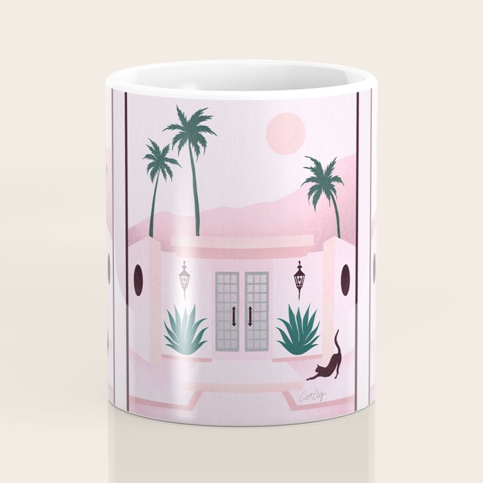 Palm Springs Home â Blush & Teal Coffee Mug Gallery Image 4