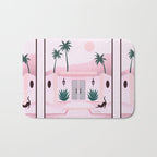 Palm Springs Home â Blush & Teal Bath Mat Gallery Image 1