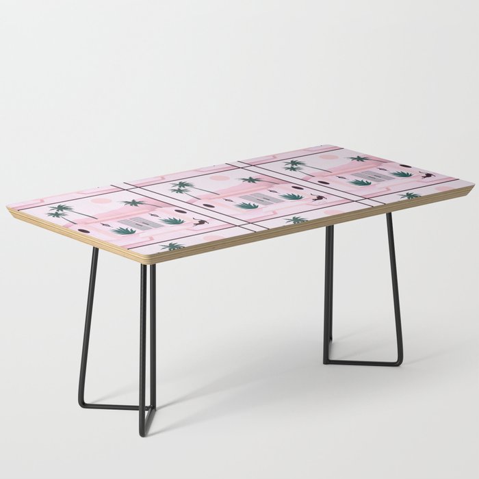 Palm Springs Home â Blush & Teal Coffee Table Gallery Image 1