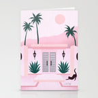 Palm Springs Home â Blush & Teal Stationery Card Gallery Image 2