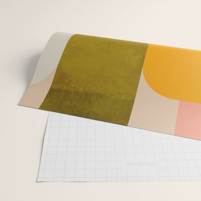 geometry vintage abstract art Wrapping Paper Gallery Image 2