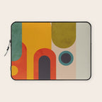 geometry vintage abstract art Laptop Sleeve Gallery Image 1