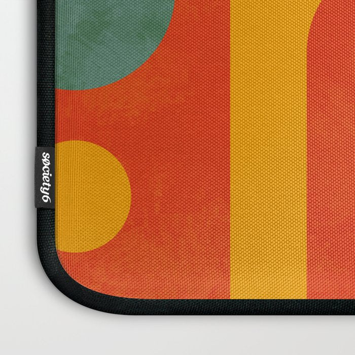 geometry vintage abstract art Laptop Sleeve Gallery Image 3