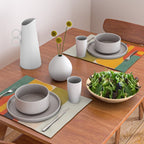geometry vintage abstract art Placemat Gallery Image 2
