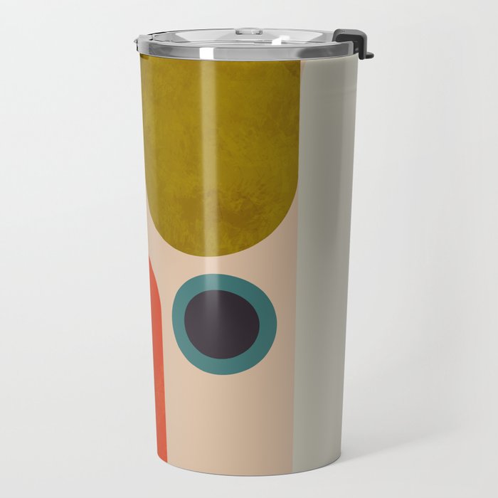 geometry vintage abstract art Travel Mug Gallery Image 2