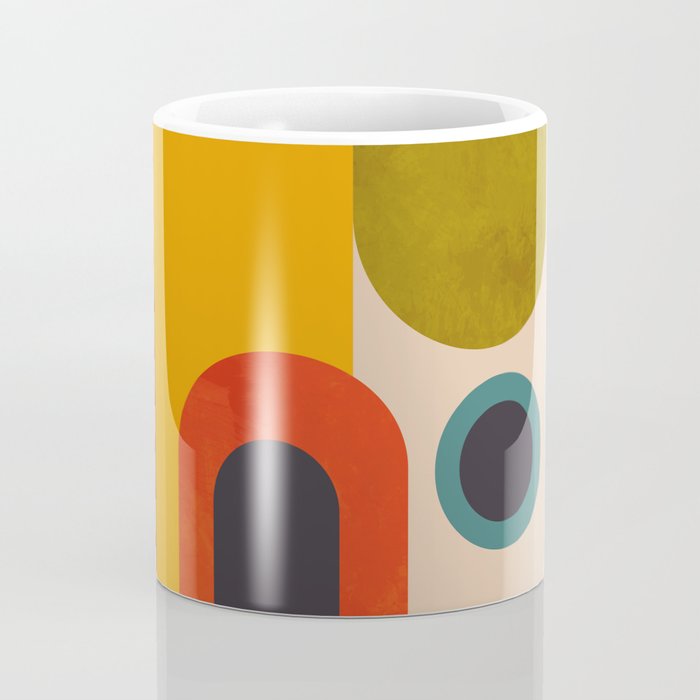 geometry vintage abstract art Coffee Mug Gallery Image 4