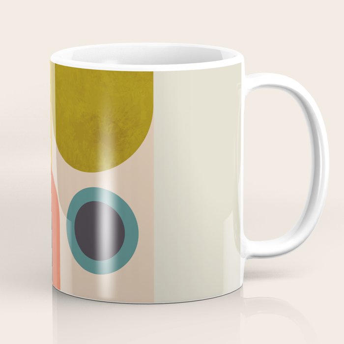 geometry vintage abstract art Coffee Mug Gallery Image 1
